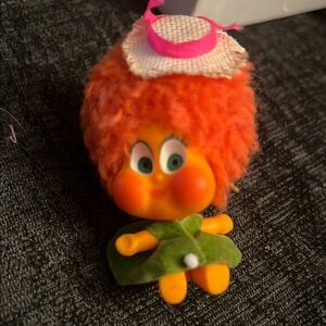 Colorful Troll Doll with Orange Hair